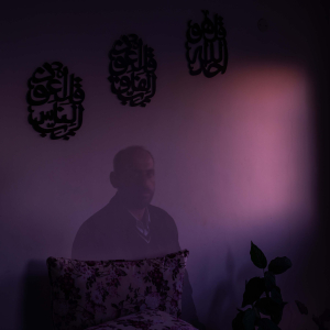 22 December 2019 – A portrait of Mazen Rimawi, a former Palestinian political prisoner and uncle to Majd Rimawi, whose father is serving a 25-year sentence. Majd was born in 2013, following IVF.