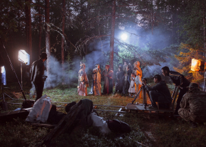 6 August 2019 – A film crew shoots the second part of The Old Beyberikeen With Five Cows, which is based on an old folktale, in Sakha, Russian Federation. The first part of the film, directed by Konstantin Timofeev, was a top-ten box-office hit earlier in 2019.
